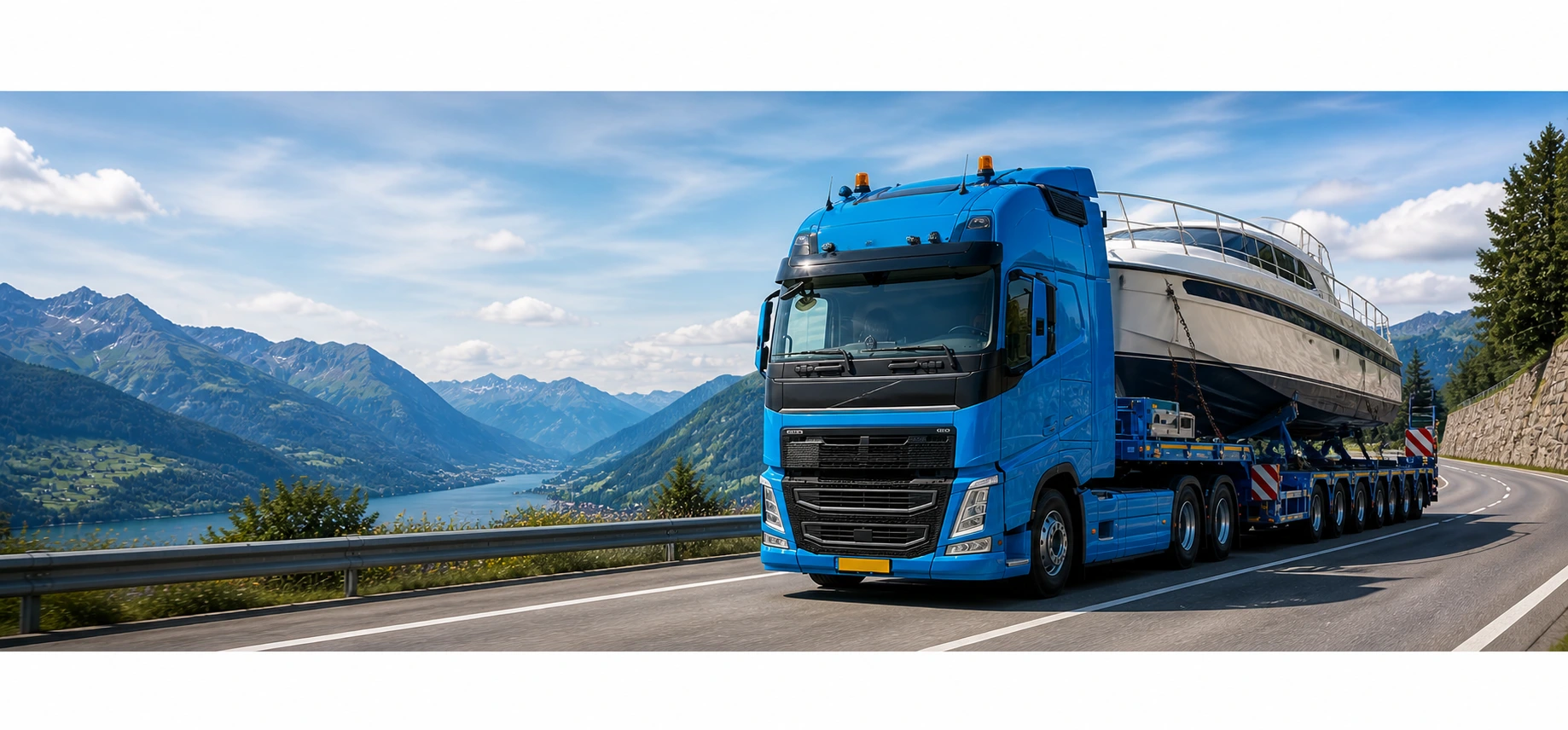Vrachtwagenchauffeur exceptioneel transport