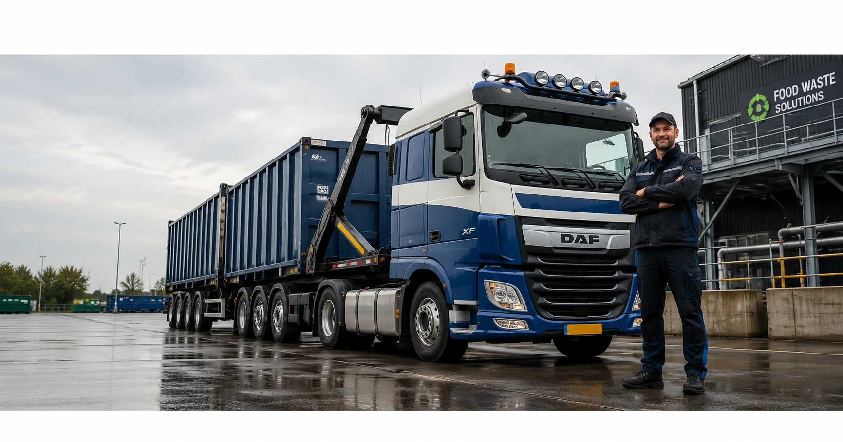 vrachtwagenchauffeur met lzv